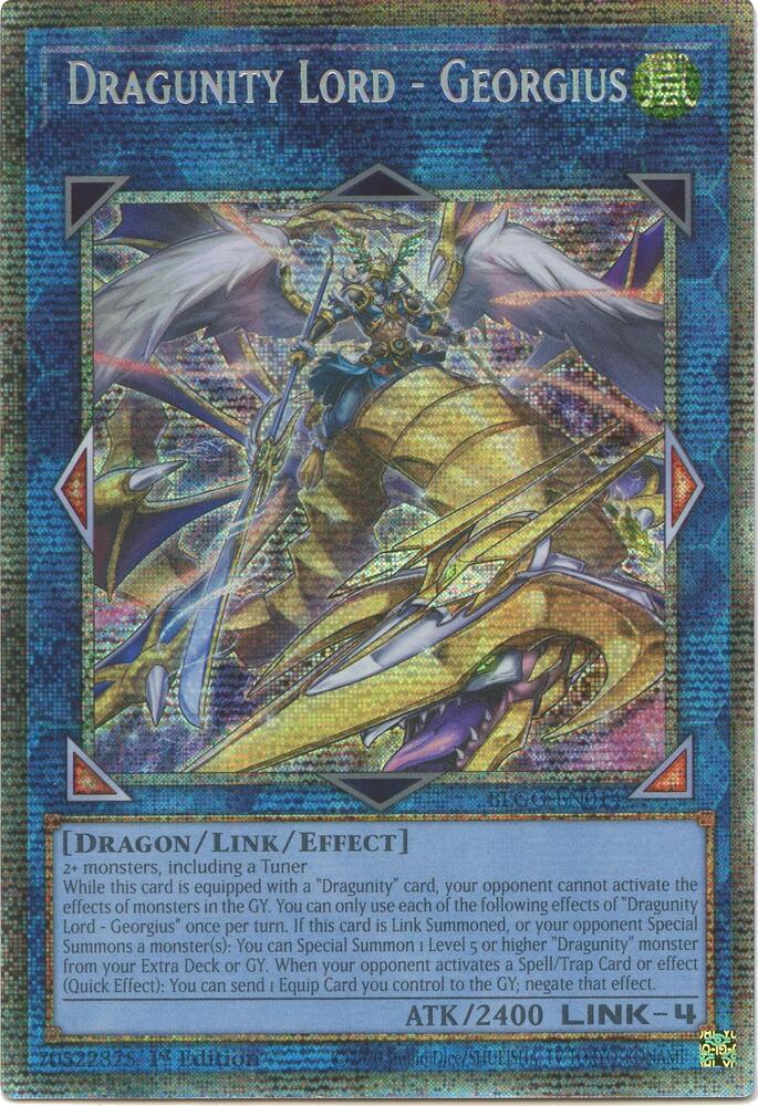 Dragunity Lord - Georgius (Starlight Rare) BLGG-EN014 card from Battles of Legend: Glorious Gallery