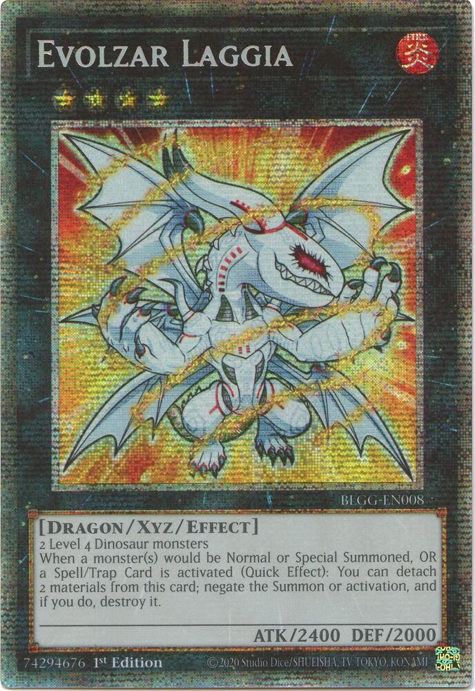 Evolzar Laggia (Starlight Rare) BLGG-EN008 card from Battles of Legend: Glorious Gallery