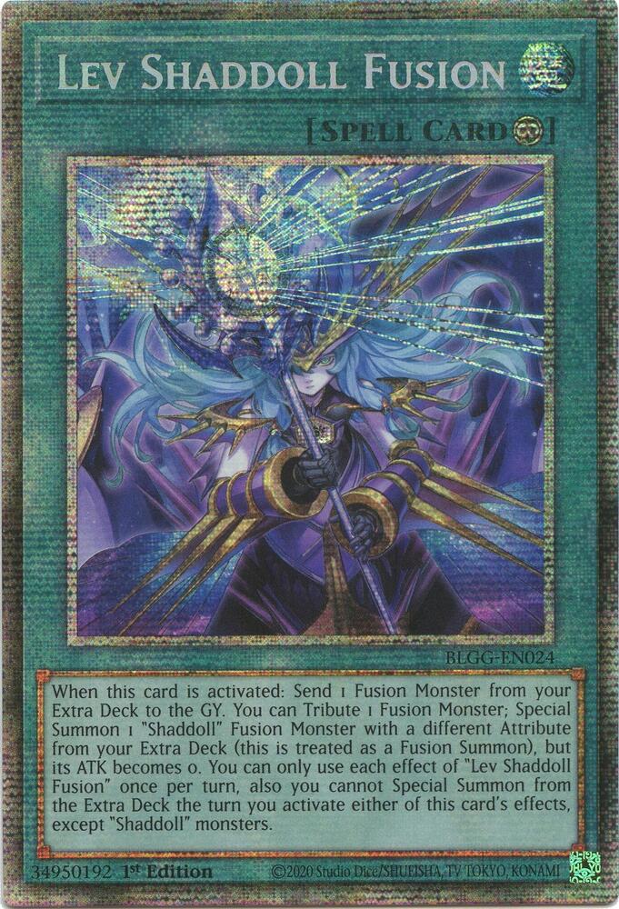Lev Shaddoll Fusion (Starlight Rare) BLGG-EN024 card from Battles of Legend: Glorious Gallery