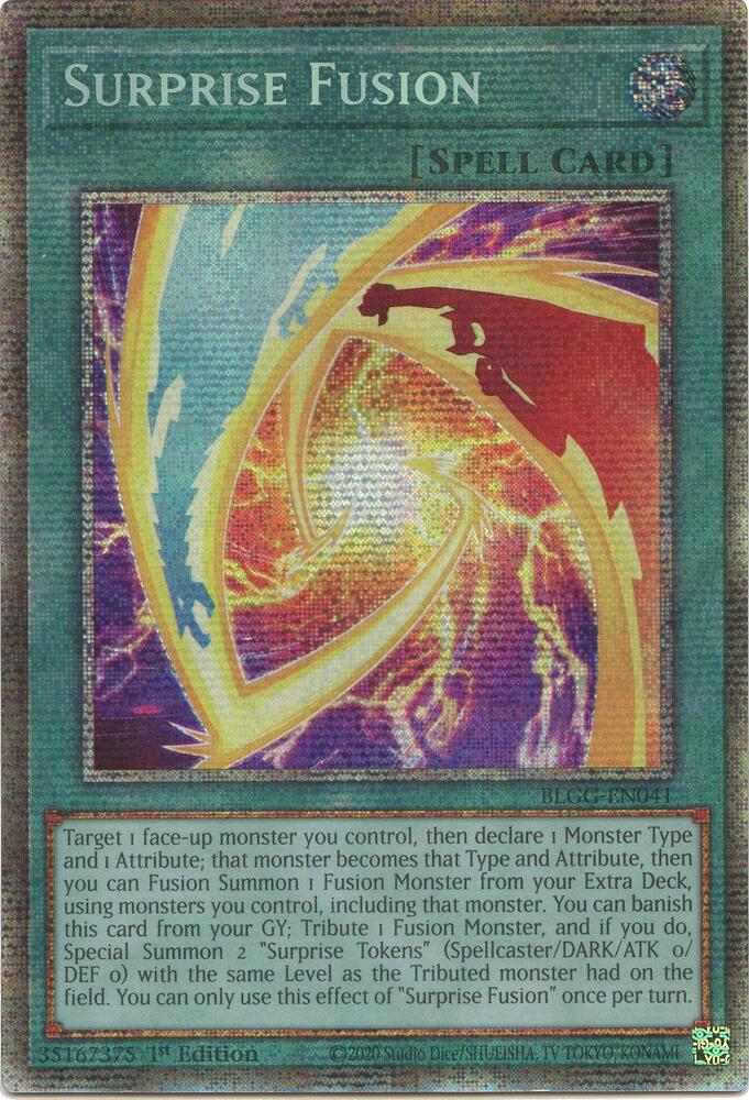Surprise Fusion (Starlight Rare) BLGG-EN041 card from Battles of Legend: Glorious Gallery