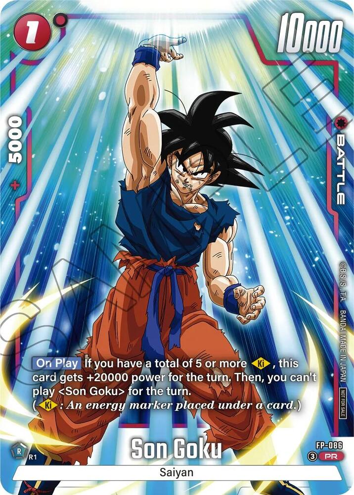 Son Goku (Tournament Pack 11) FP-086 card from Tournament and Championship Promos