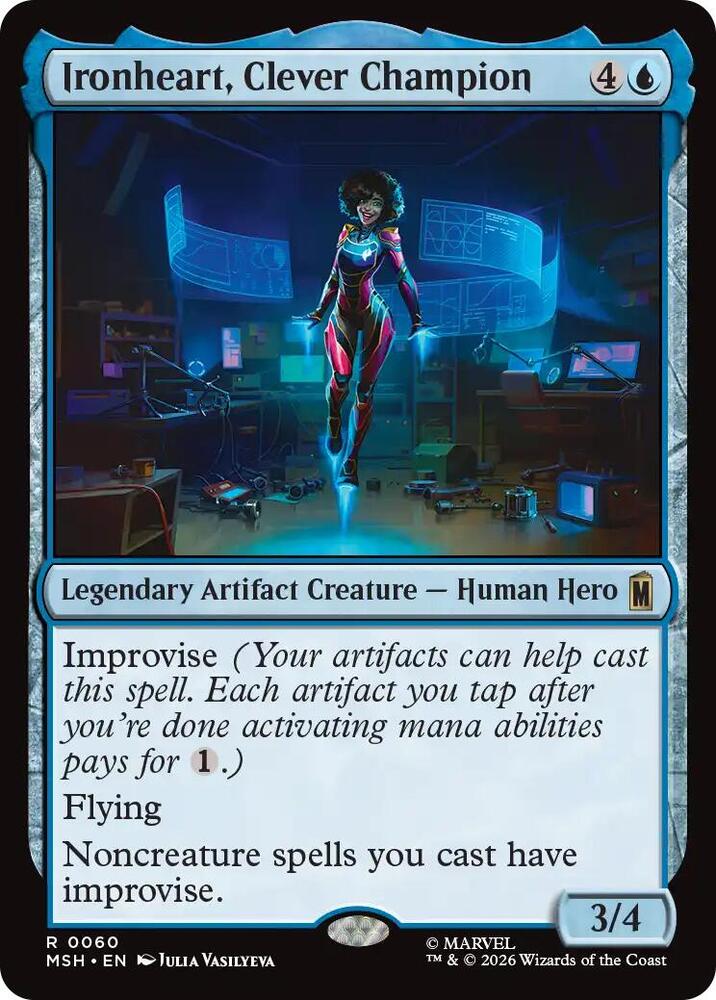 Ironheart, Clever Champion 60 card from Marvel Super Heroes