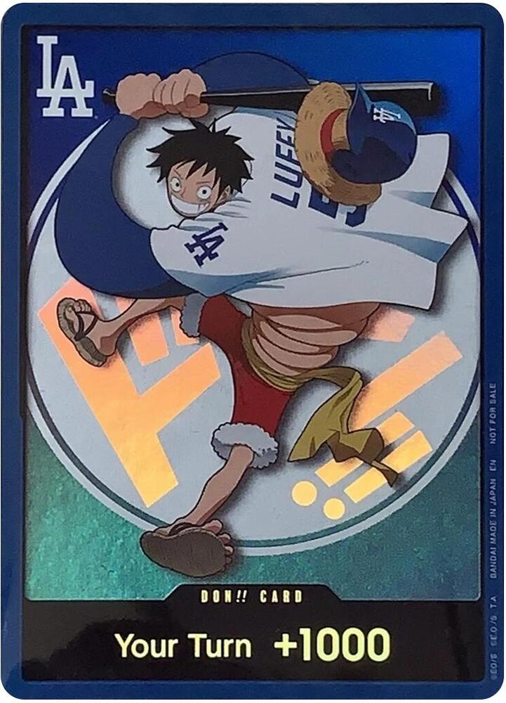 DON!! Card (LA Dodgers 2026 Promo) card from One Piece Promotion Cards