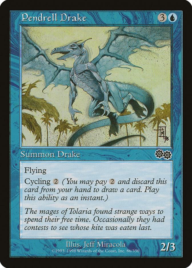 Pendrell Drake 86 card from Urza's Saga
