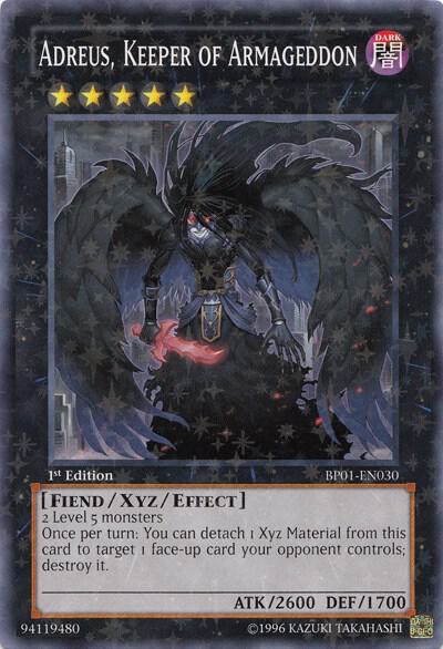 Adreus, Keeper of Armageddon (Starfoil) BP01-EN030 card from Battle Pack: Epic Dawn