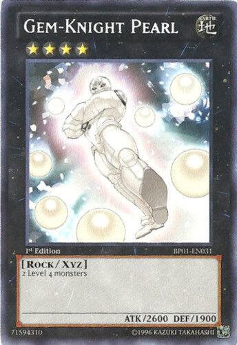 Gem-Knight Pearl (Starfoil) BP01-EN031 card from Battle Pack: Epic Dawn