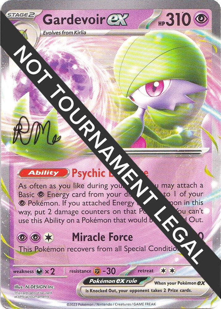 Gardevoir ex - 2025 (Riley McKay) [Gold Stamped] card from World Championship Decks