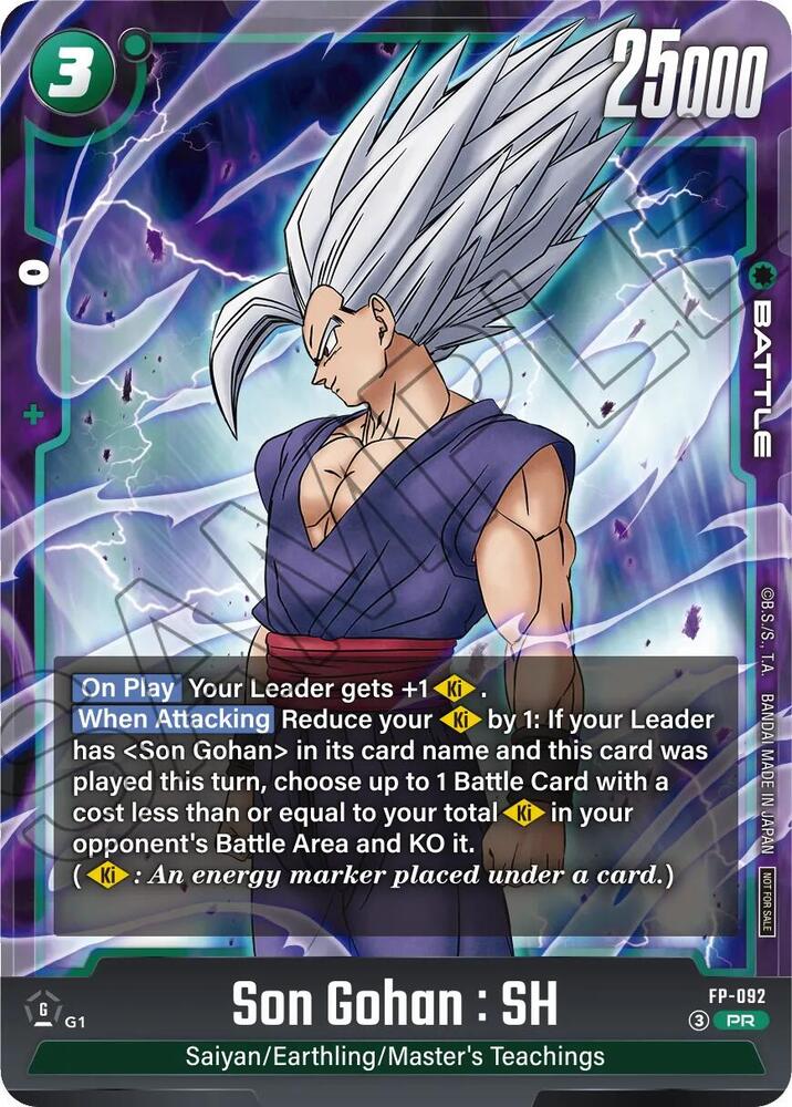 Son Gohan:SH (Ultimate Battle 2026 Vol. 3) FP-092 card from Tournament and Championship Promos