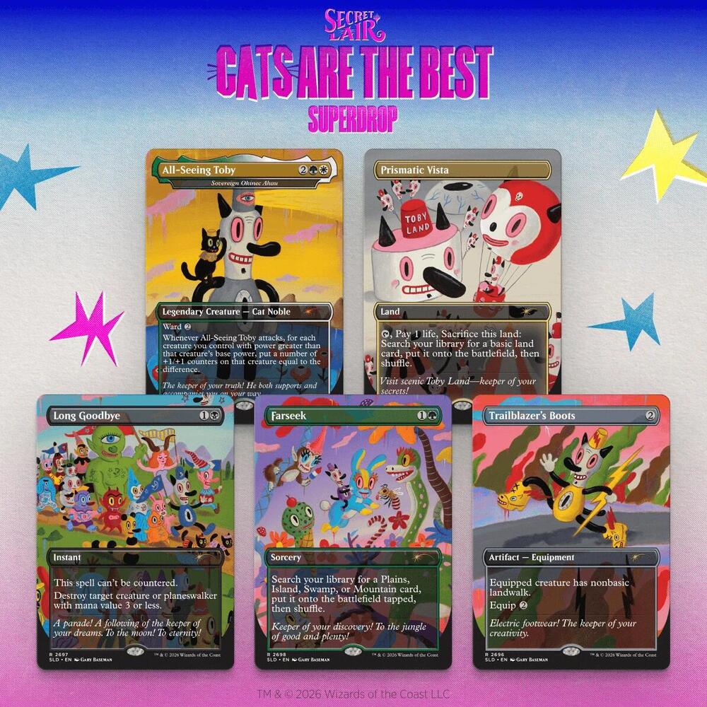 Secret Lair Drop: Toby's Journey By Gary Baseman - Non-Foil Edition card from Secret Lair Drop Series