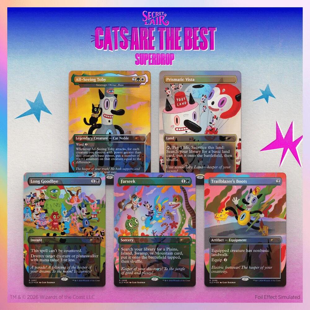 Secret Lair Drop: Toby's Journey By Gary Baseman - Traditional Foil Edition card from Secret Lair Drop Series