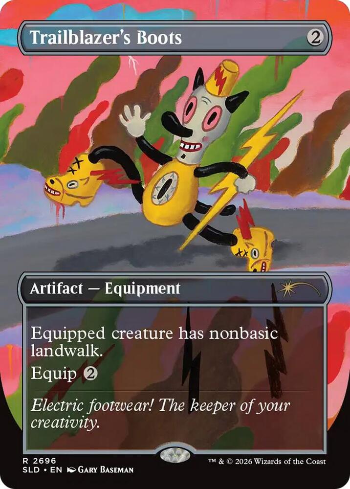 Trailblazer's Boots 2696 card from Secret Lair Drop Series