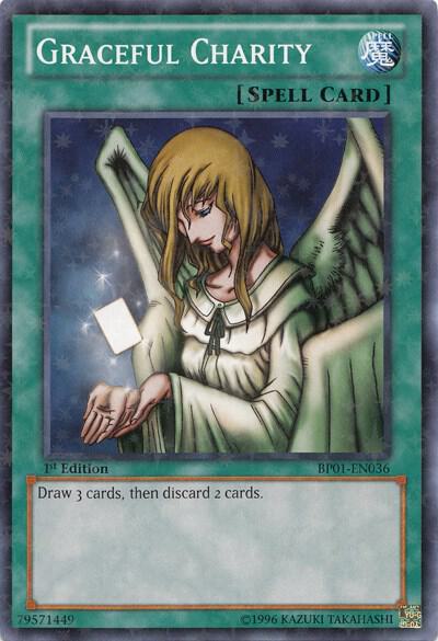 Graceful Charity (Starfoil) BP01-EN036 card from Battle Pack: Epic Dawn