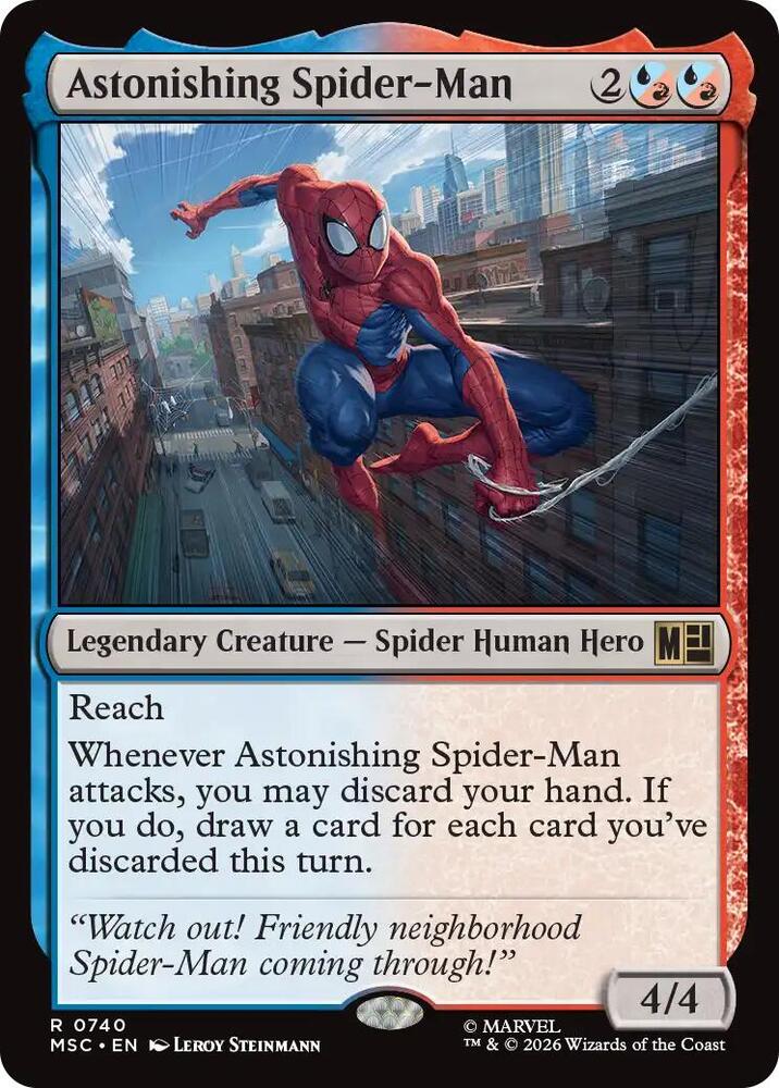 Astonishing Spider-Man 740 card from Commander: Marvel Super Heroes