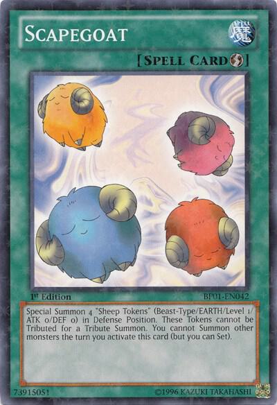 Scapegoat (Starfoil) BP01-EN042 card from Battle Pack: Epic Dawn