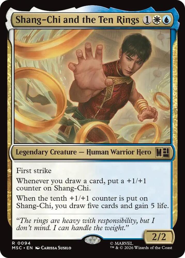 Shang-Chi and the Ten Rings 94 card from Commander: Marvel Super Heroes