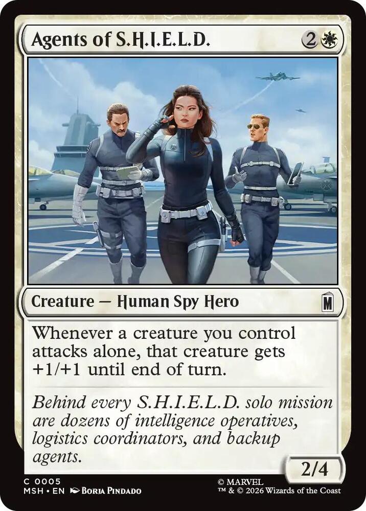 Agents of S.H.I.E.L.D. 5 card from Marvel Super Heroes