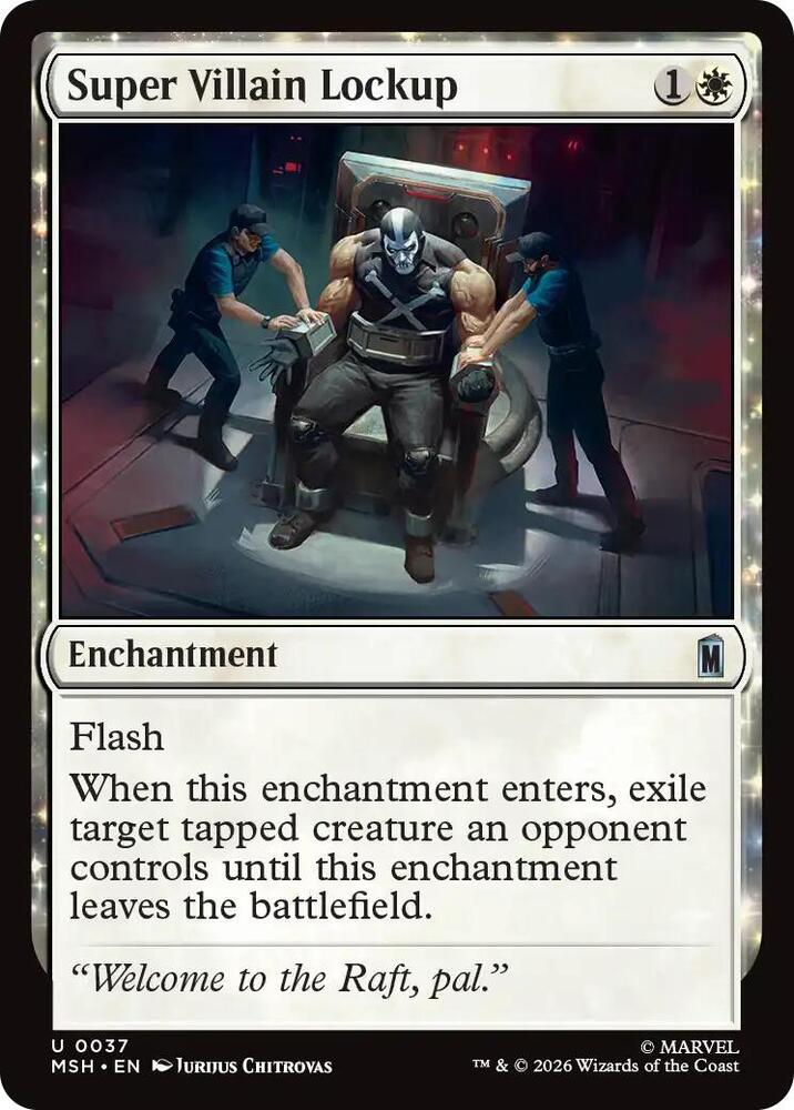 Super Villain Lockup 37 card from Marvel Super Heroes