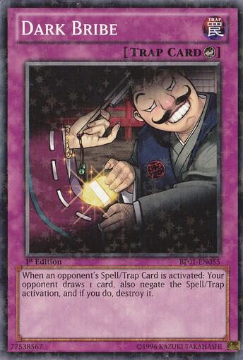 Dark Bribe (Starfoil) BP01-EN055 card from Battle Pack: Epic Dawn