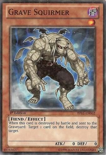 Grave Squirmer (Starfoil) BP01-EN062 card from Battle Pack: Epic Dawn