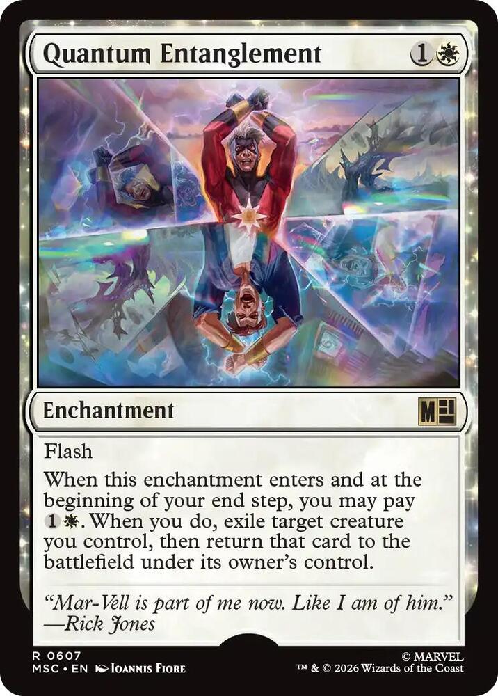 Quantum Entanglement 607 card from Commander: Marvel Super Heroes