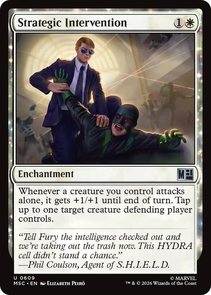 Strategic Intervention 609 card from Commander: Marvel Super Heroes