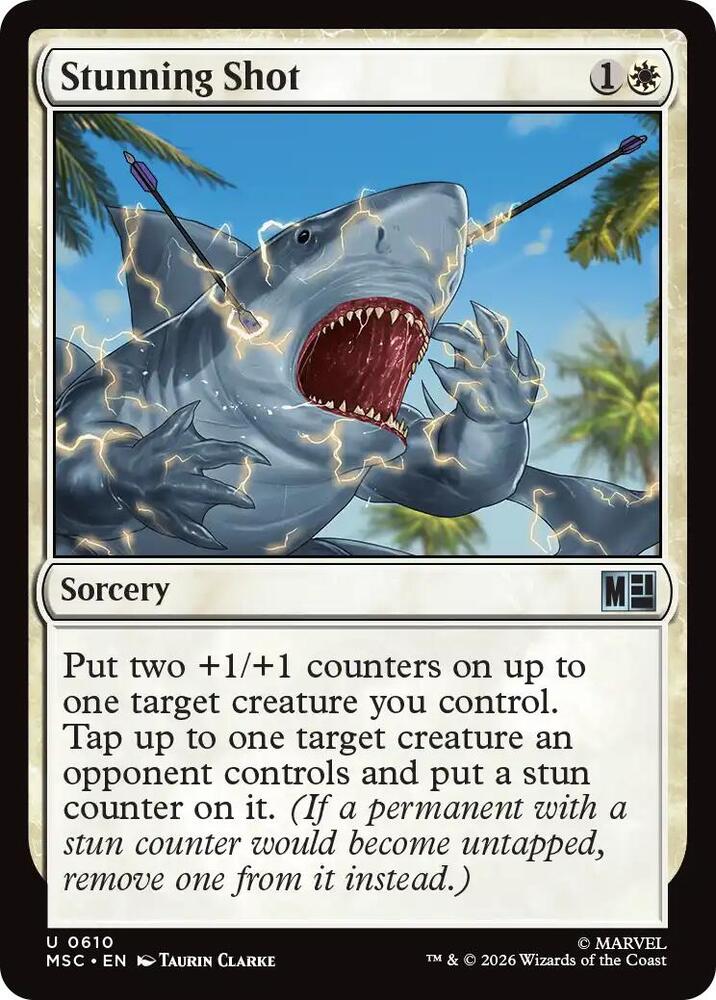 Stunning Shot 610 card from Commander: Marvel Super Heroes
