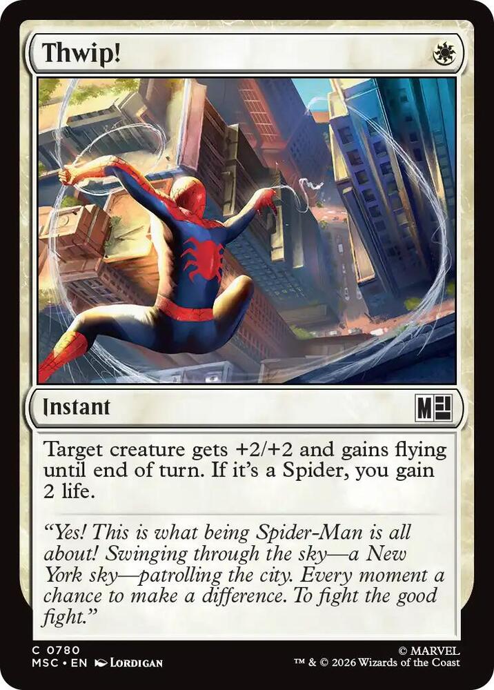 Thwip! 780 card from Commander: Marvel Super Heroes