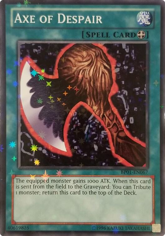 Axe of Despair (Starfoil) BP01-EN067 card from Battle Pack: Epic Dawn