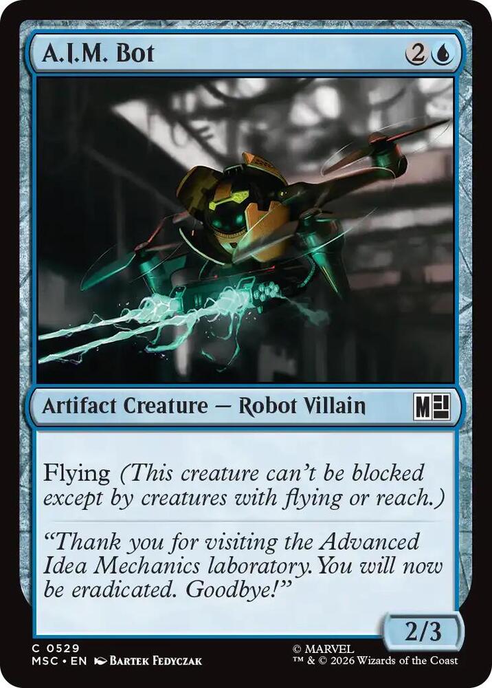 A.I.M. Bot 529 card from Commander: Marvel Super Heroes