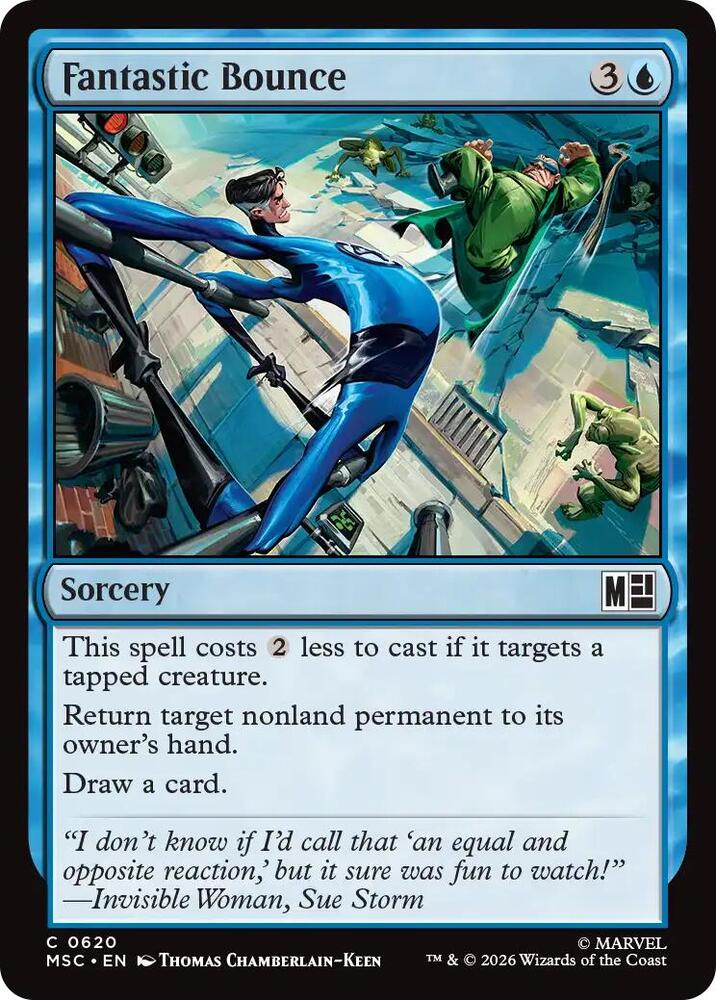 Fantastic Bounce 620 card from Commander: Marvel Super Heroes