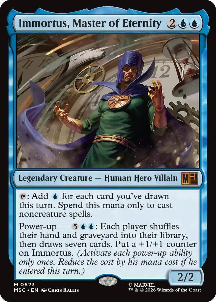 Immortus, Master of Eternity 623 card from Commander: Marvel Super Heroes