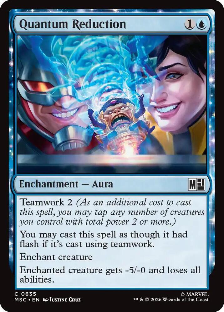 Quantum Reduction 635 card from Commander: Marvel Super Heroes