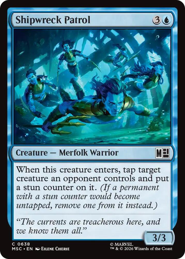 Shipwreck Patrol 638 card from Commander: Marvel Super Heroes