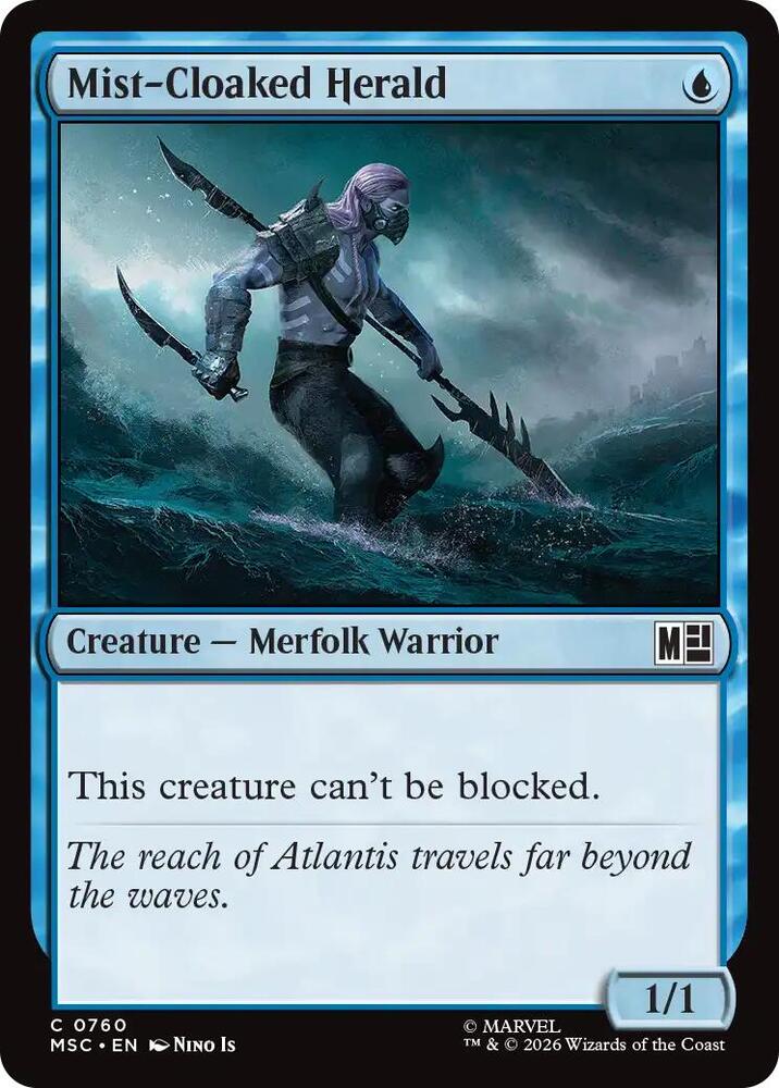 Mist-Cloaked Herald 760 card from Commander: Marvel Super Heroes