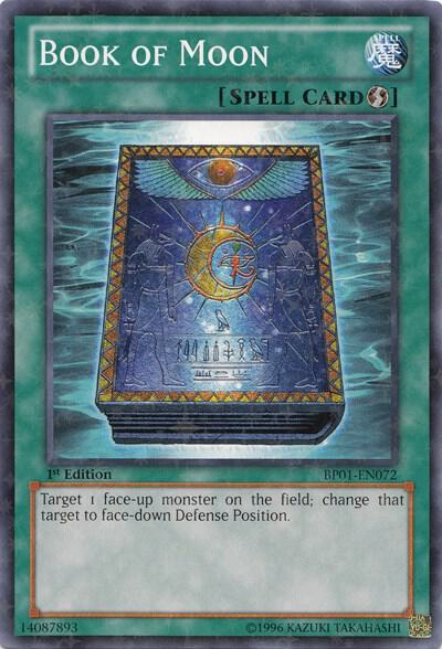Book of Moon (Starfoil) BP01-EN072 card from Battle Pack: Epic Dawn