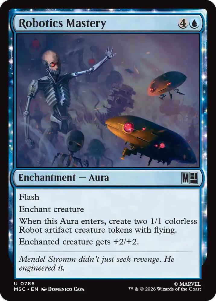 Robotics Mastery 786 card from Commander: Marvel Super Heroes
