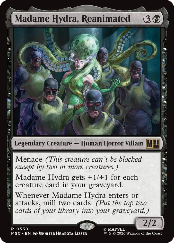 Madame Hydra, Reanimated 538 card from Commander: Marvel Super Heroes