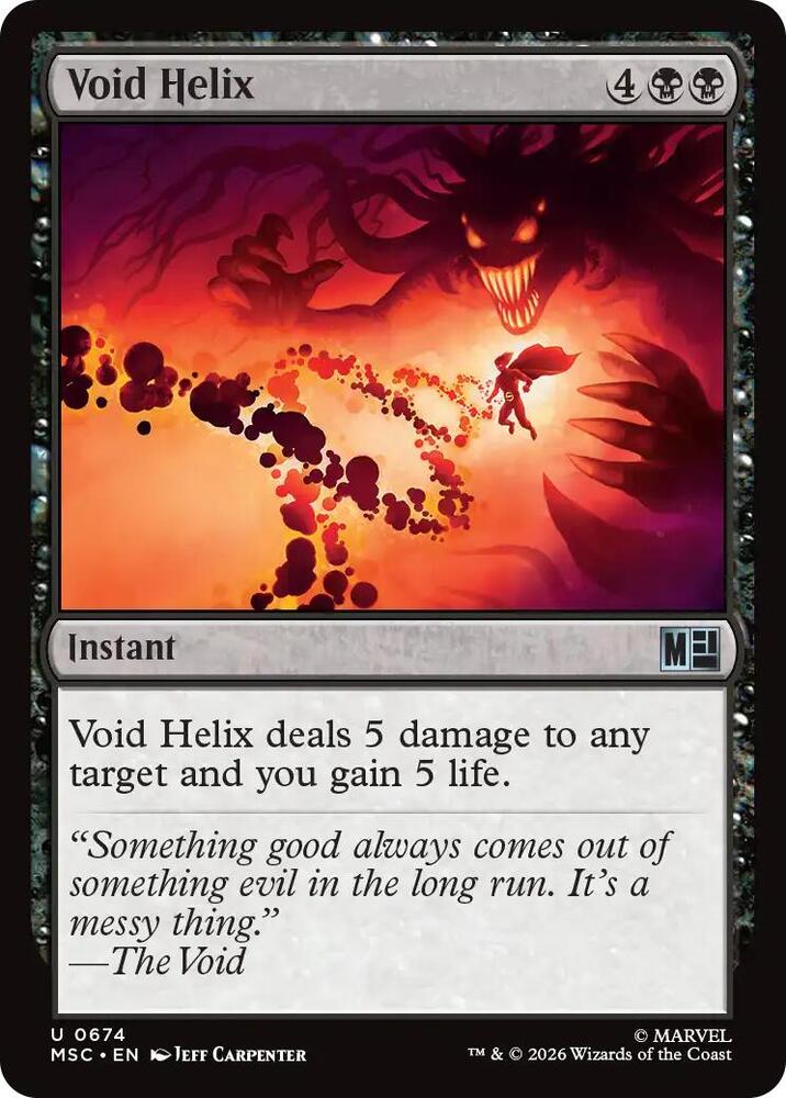 Void Helix 674 card from Commander: Marvel Super Heroes