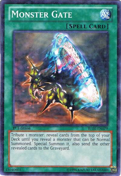 Monster Gate (Starfoil) BP01-EN079 card from Battle Pack: Epic Dawn