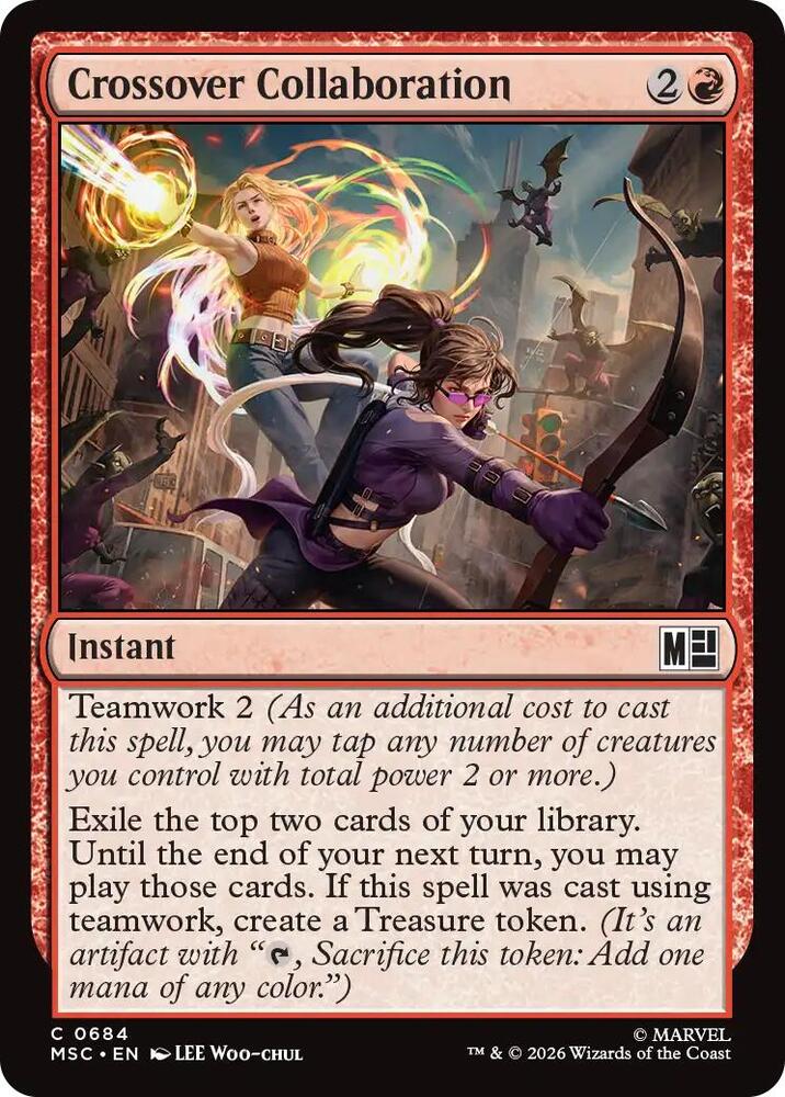 Crossover Collaboration 684 card from Commander: Marvel Super Heroes