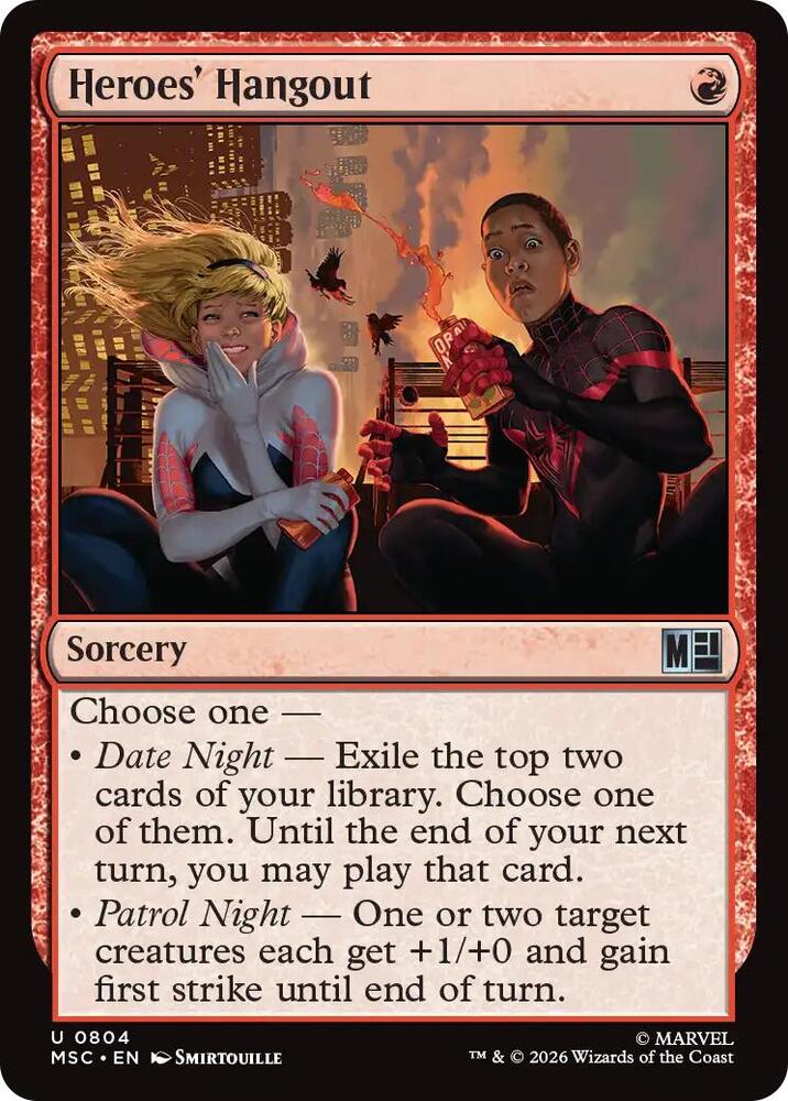 Heroes' Hangout 804 card from Commander: Marvel Super Heroes