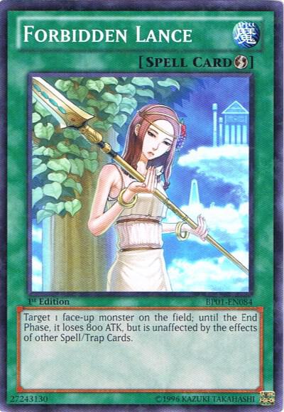 Forbidden Lance (Starfoil) BP01-EN084 card from Battle Pack: Epic Dawn