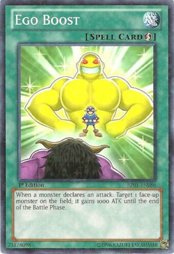 Ego Boost (Starfoil) BP01-EN086 card from Battle Pack: Epic Dawn