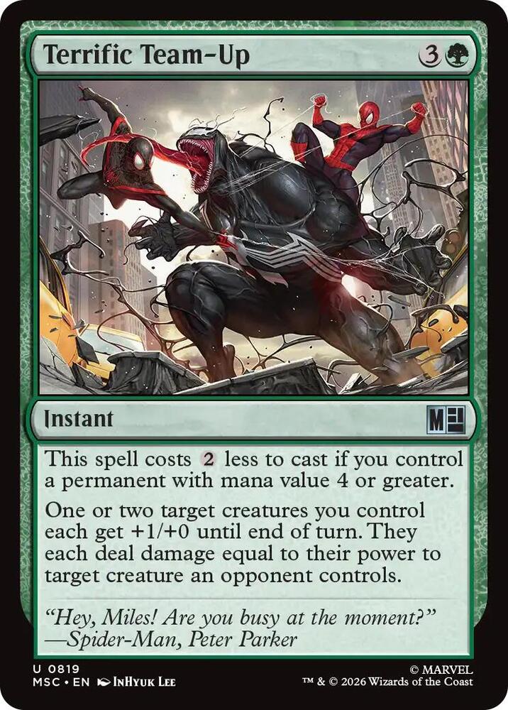 Terrific Team-Up 819 card from Commander: Marvel Super Heroes