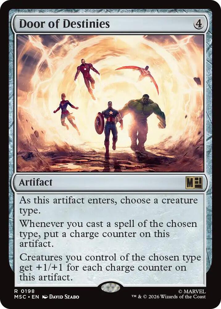 Door of Destinies 198 card from Commander: Marvel Super Heroes