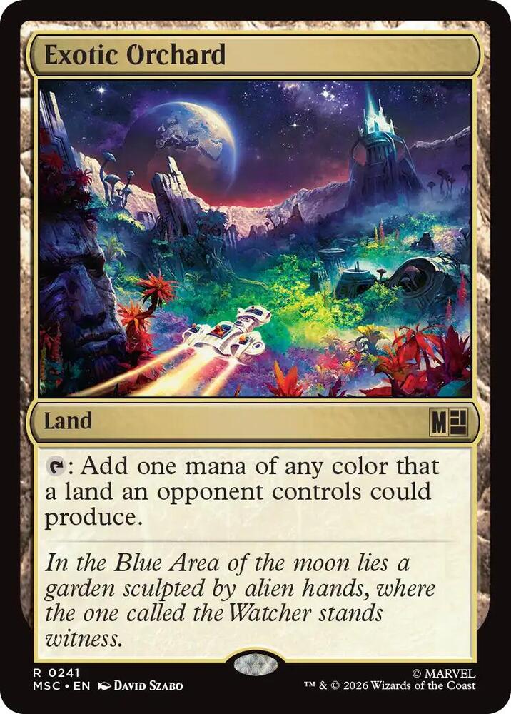 Exotic Orchard 241 card from Commander: Marvel Super Heroes