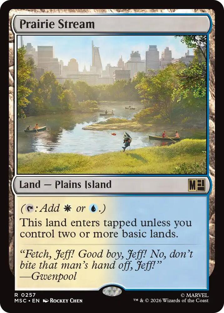 Prairie Stream 257 card from Commander: Marvel Super Heroes