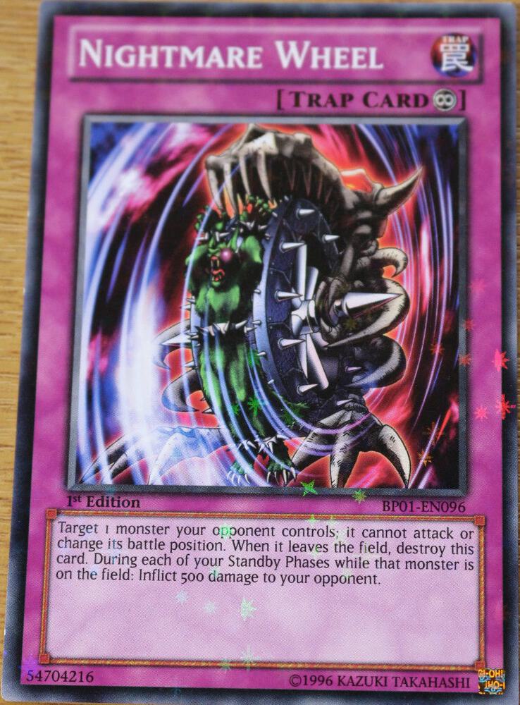 Nightmare Wheel (Starfoil) BP01-EN096 card from Battle Pack: Epic Dawn