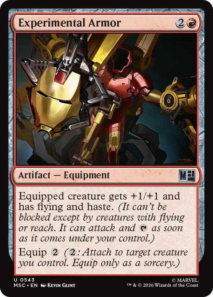 Experimental Armor 543 card from Commander: Marvel Super Heroes