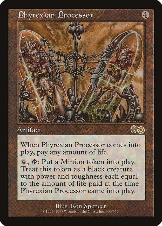 Phyrexian Processor 306 card from Urza's Saga